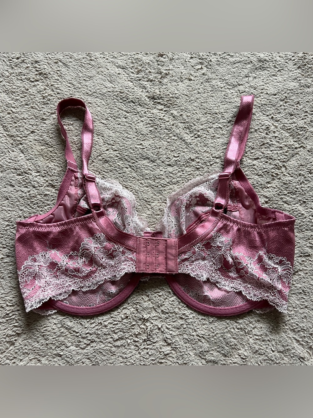 Wacoal Lace Affair Underwire Bra Lingerie Floral Romantic Sz 38DD - Picture 2 of 6